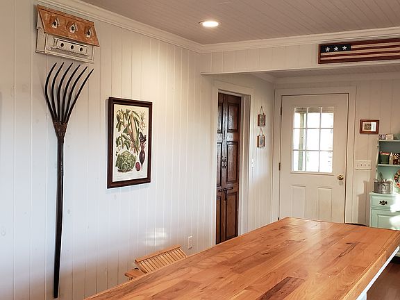 Laundry room on the left