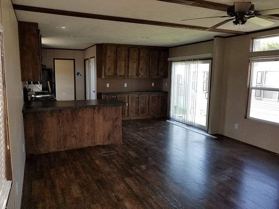 Open living  dining  kitchen