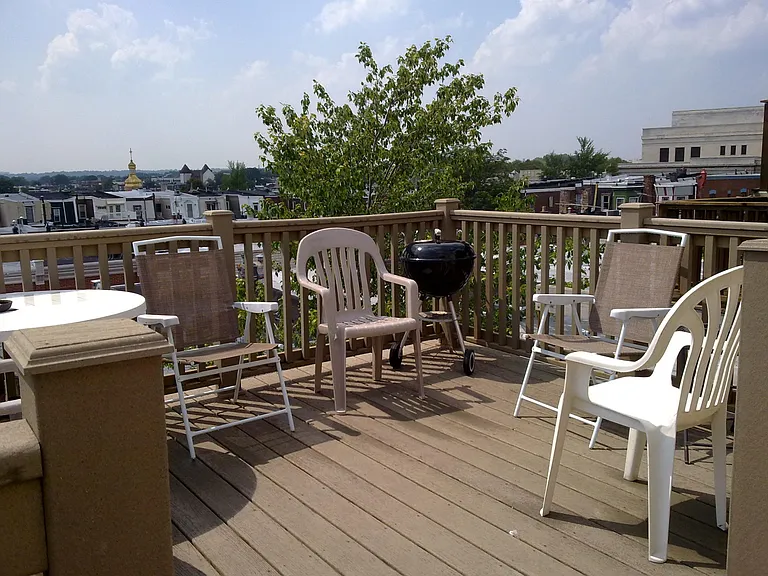 Rooftop deck
