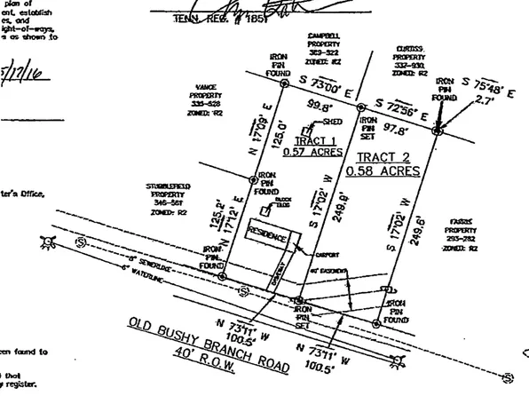0 Old Bushy Branch Rd, Manchester, TN 37355
