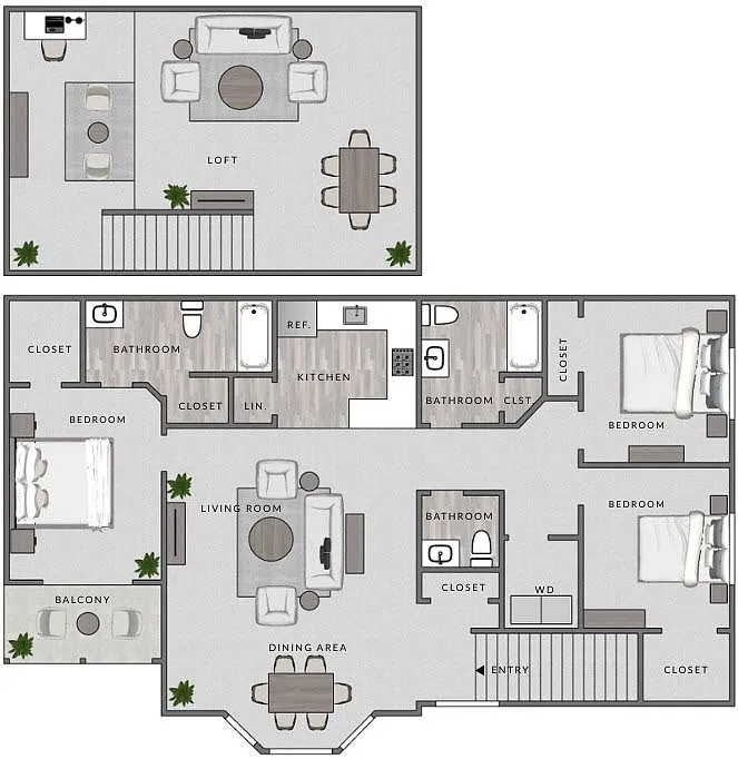 Floor plan C5 - 3X25L