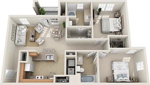 Floor plan B2 - Hanover