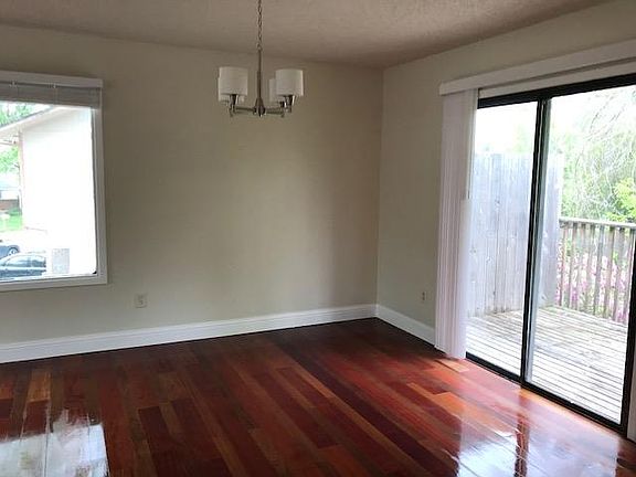 Dining Room which leads to deck