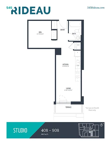 Floor plan 608