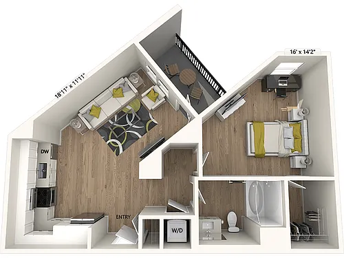 Floor plan A4-FinishI-751sf