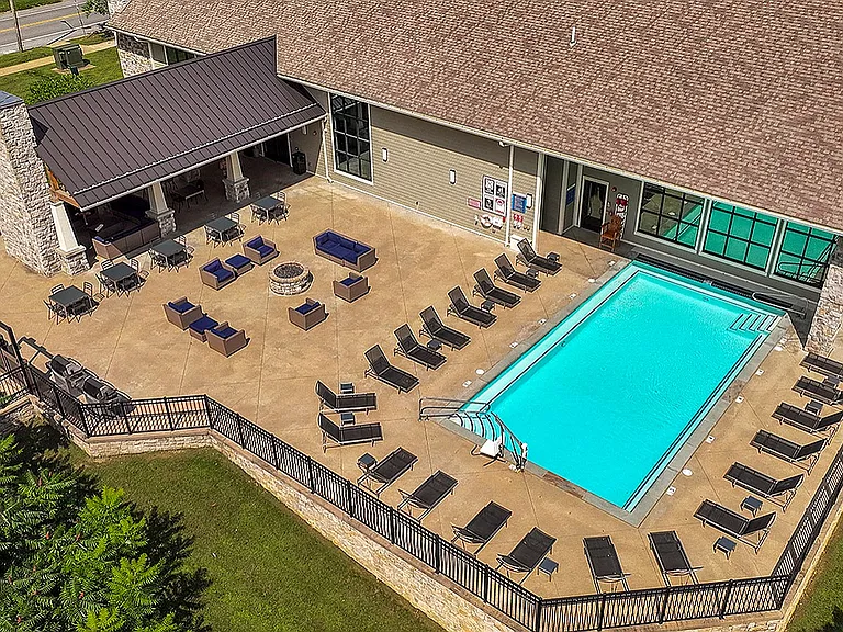 Pool and sundeck