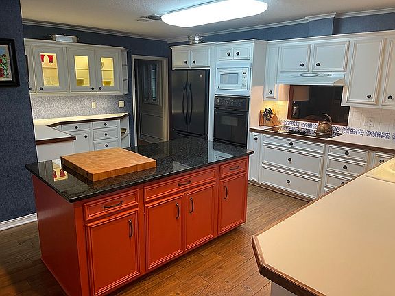Organized kitchen storage. 