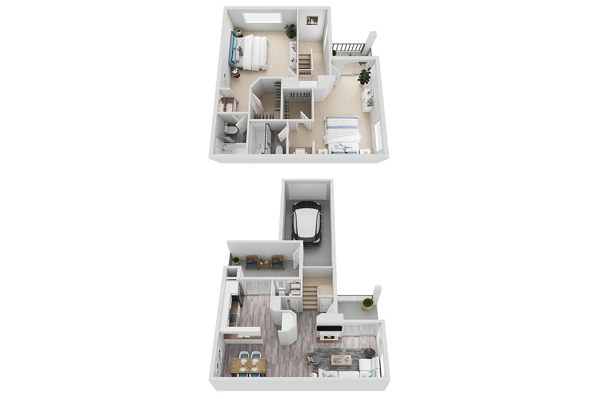Floor plan Plan D1