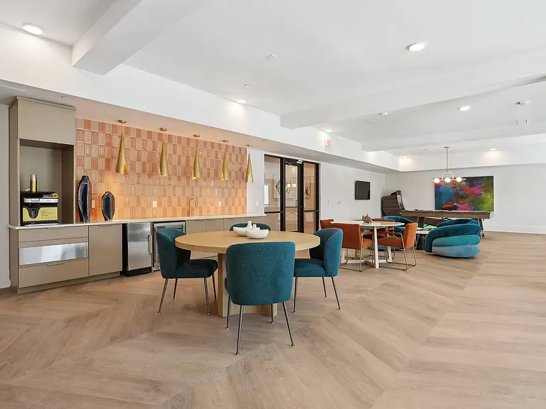 Social Lounge with TVs, Games, and Relaxing Spaces