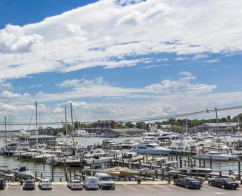 View of Annapolis Harbor from the deck