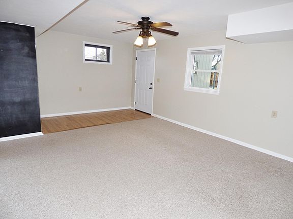 Living room with Chalkboard wall