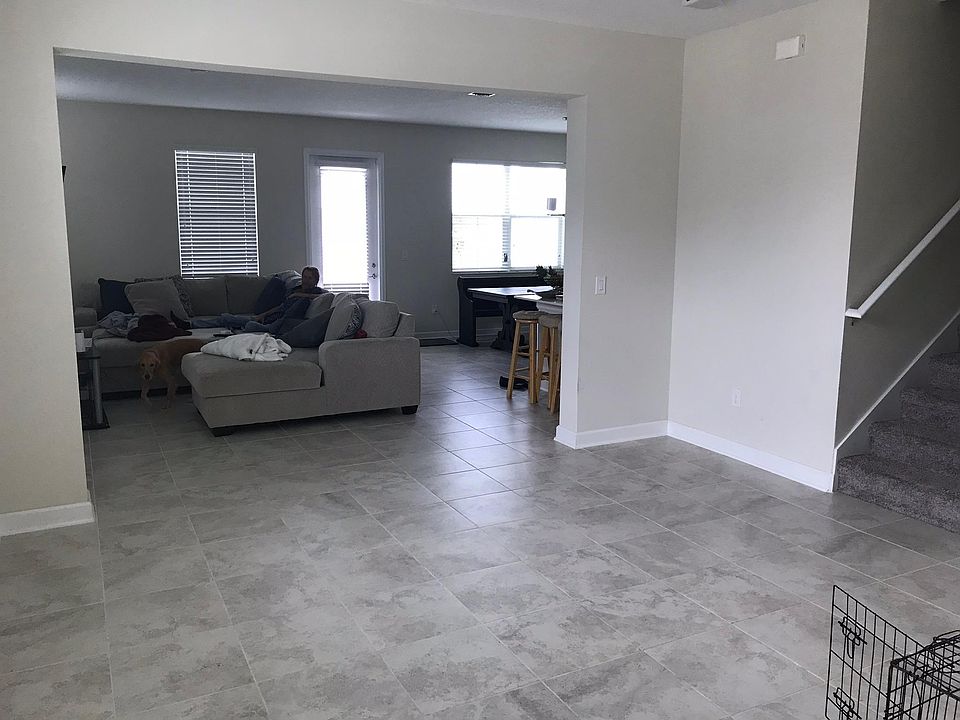 Large entry room followed by living room. Home has an open floor plan to make entertaining and dining a breeze!