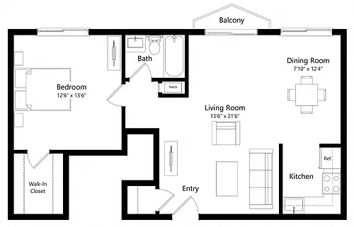 Floor plan A21-P