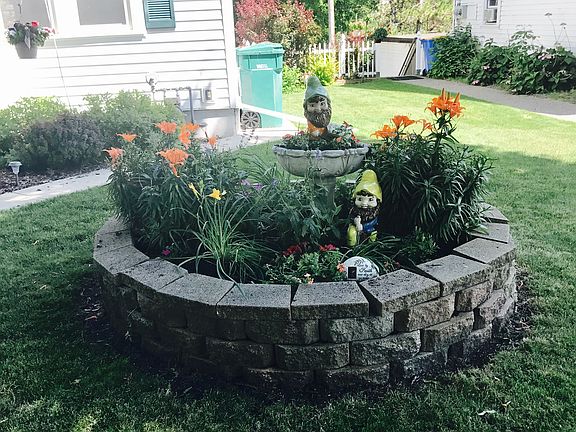 Beautiful mature yard