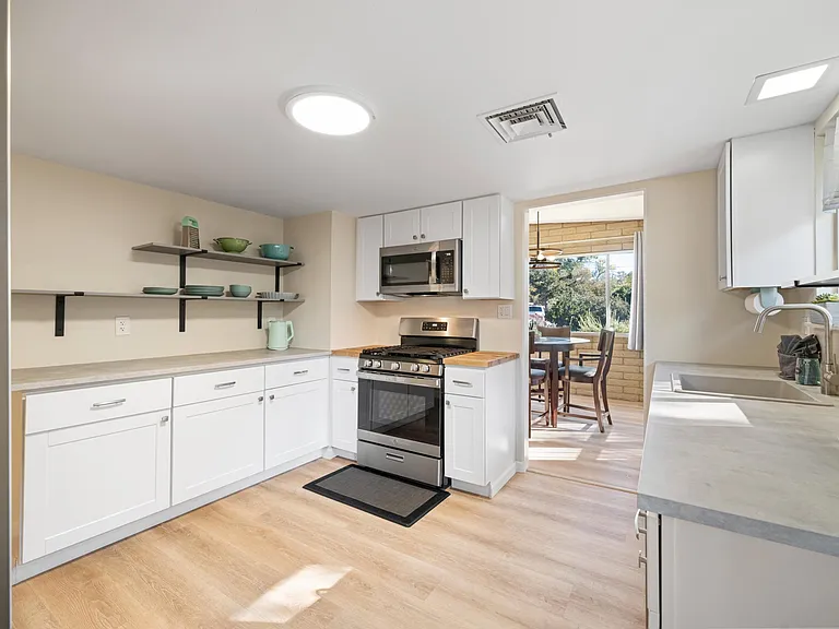 Lots of Counter space and skylight for natural light