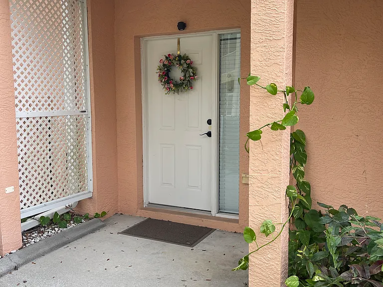 Front door of condo 101