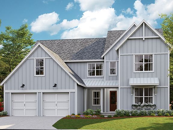 Napa H - Modern Farmhouse 3-Car Tandem Front Load Garage Note Renderings may show optional feat