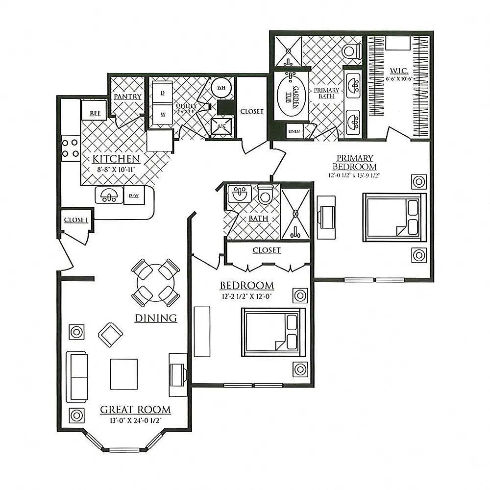 Floor plan Charleston (C1.2)