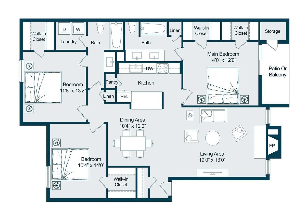 Floor plan C1