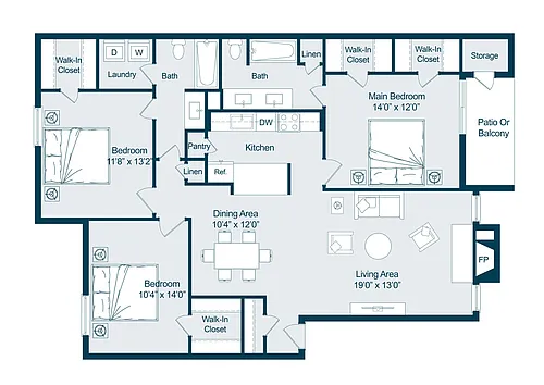 Floor plan C1