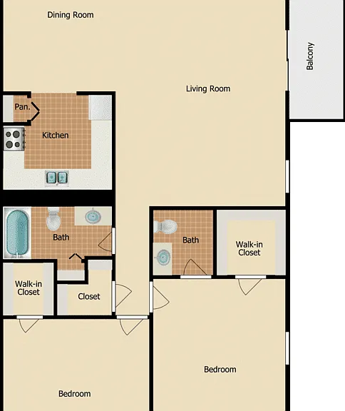 The Mattatuck Floorplan Diagram