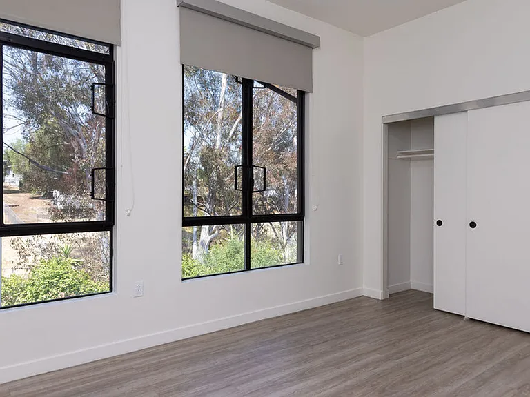 Secondary Bedroom with Large Windows