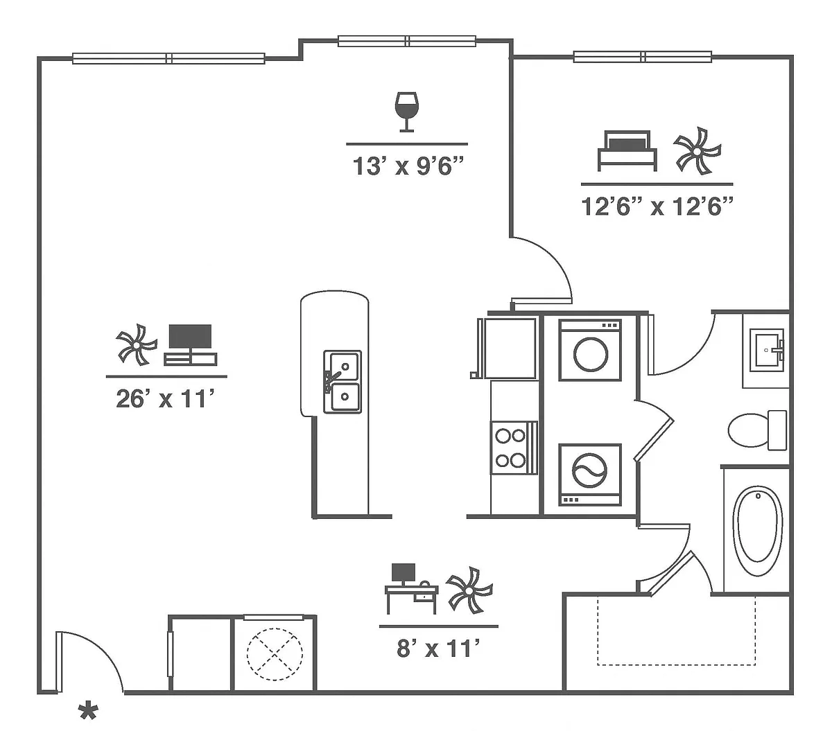 Floor plan A9