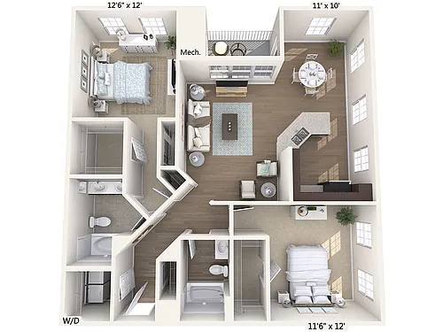Floor plan B3-E-Floor1