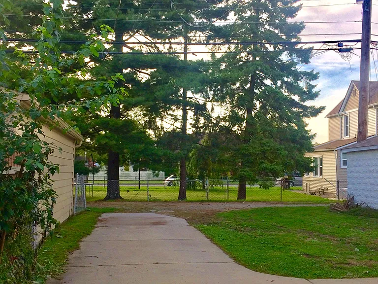 Backyard & parking.