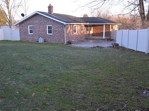 Rear of house