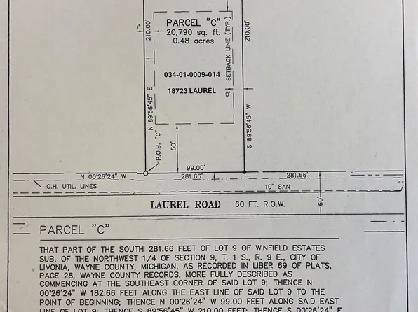 18723 Laurel Dr, Livonia, MI 48152