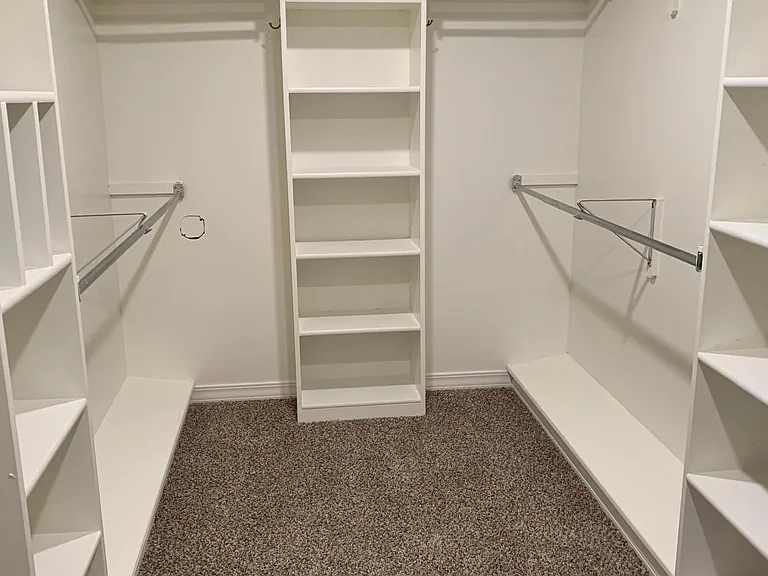 Master closet.