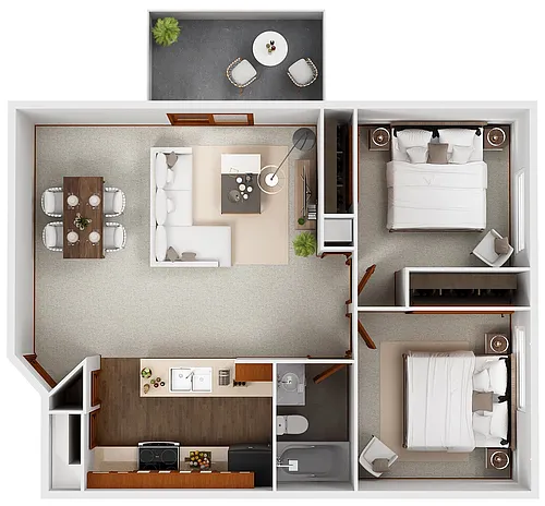 Floor plan B6