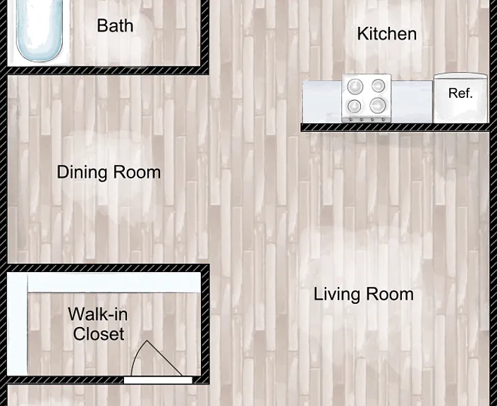 The James Floorplan Diagram