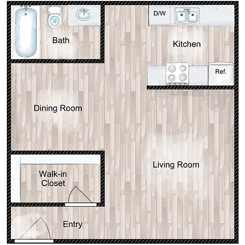 Floor plan The James