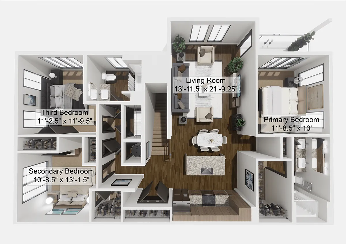 Floor plan The Establisher - Upper