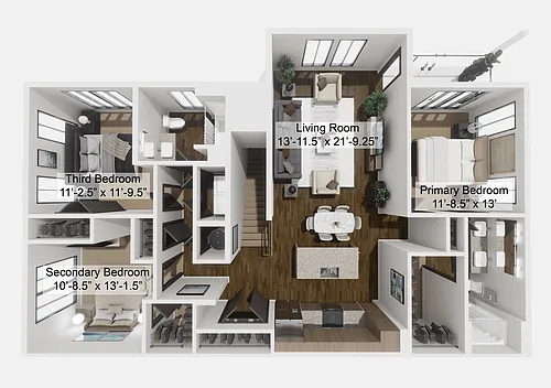 Floor plan The Establisher - Upper