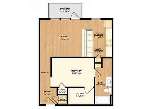 Floor plan THE BOTTLE SHOP A1