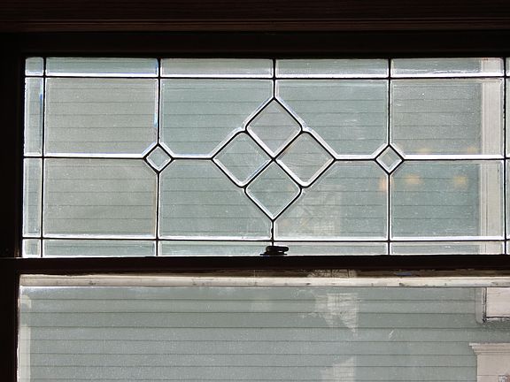 Leaded glass window
