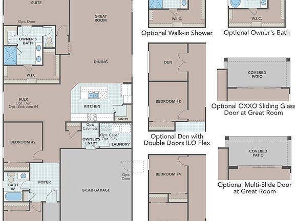 Explore luxury residential design and architecture in this single-family home with flexible bedroom