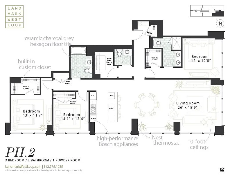 Floor plan PH. 2