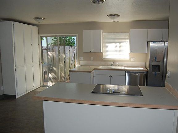 Kitchen with large pantry