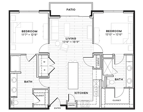 Floor plan 2B