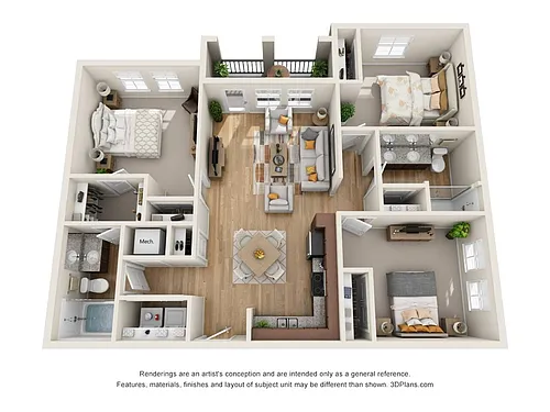 Floor plan C1