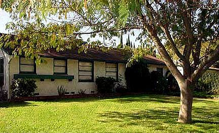Manicured front yard