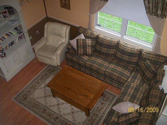 view family room from loft