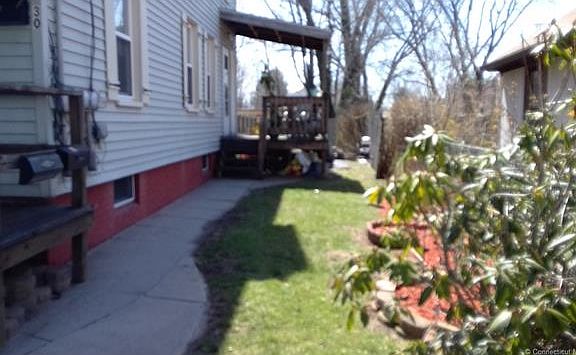 Right Side View, Walkway to...