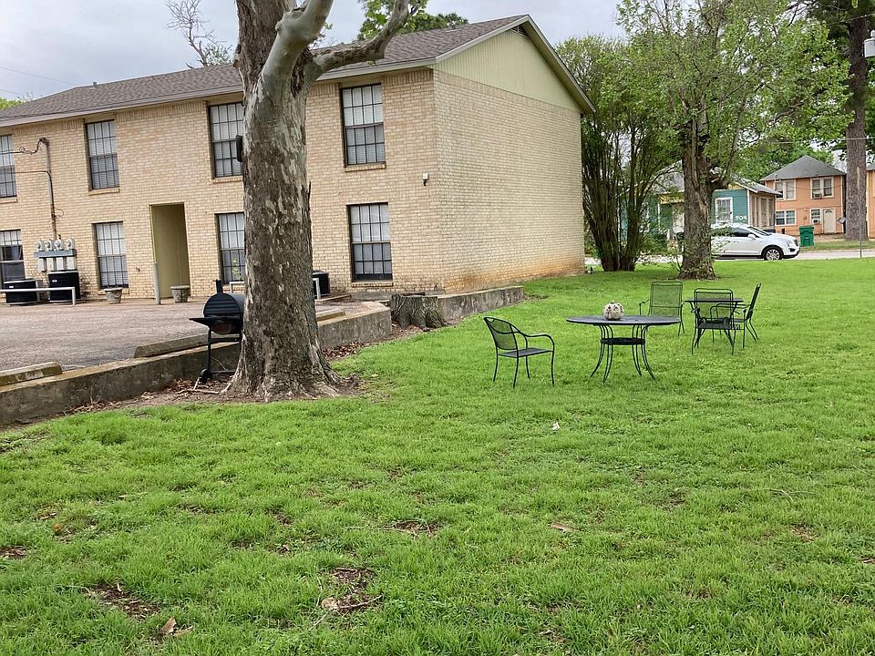 Park and BBQ on side of building