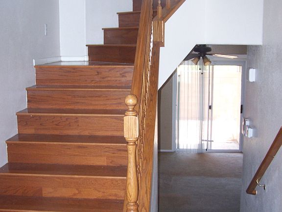 Hardwood stairs