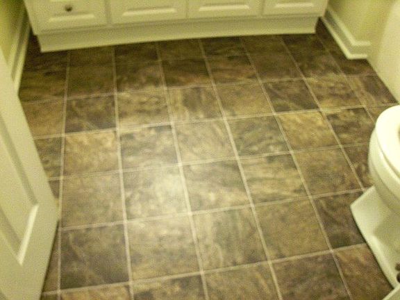 Master bath floor